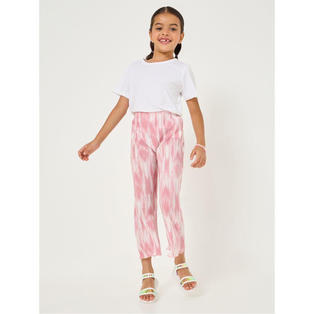 Styli Marble Print Plisse Pants-girls-clothing-bottoms-trousers-image-2