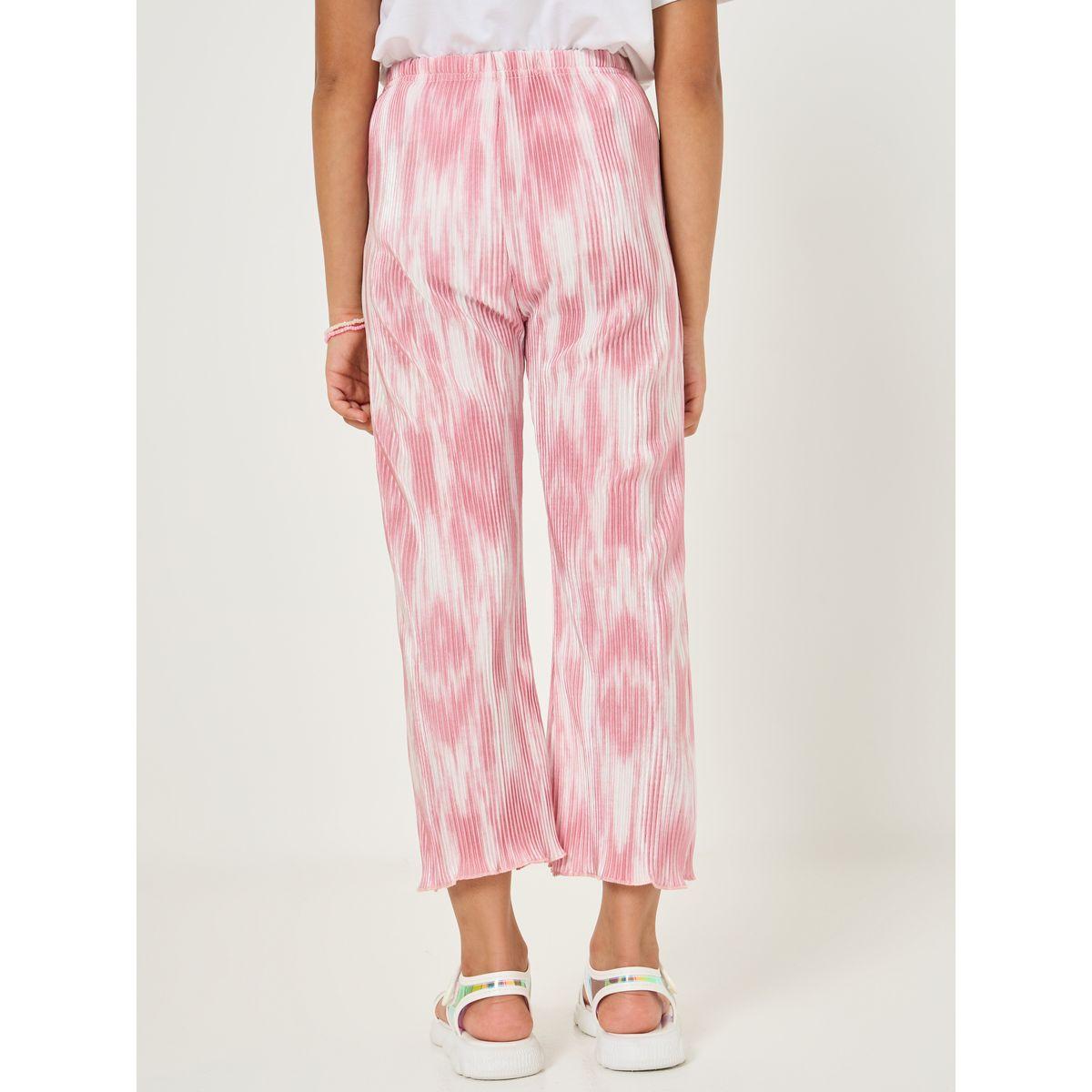 Styli Marble Print Plisse Pants-girls-clothing-bottoms-trousers-image-4