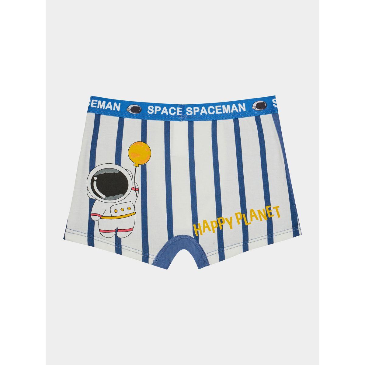 Styli Pack of 4 - Astronaut Graphic Print Brief-boys-clothing-innerwear-image-5