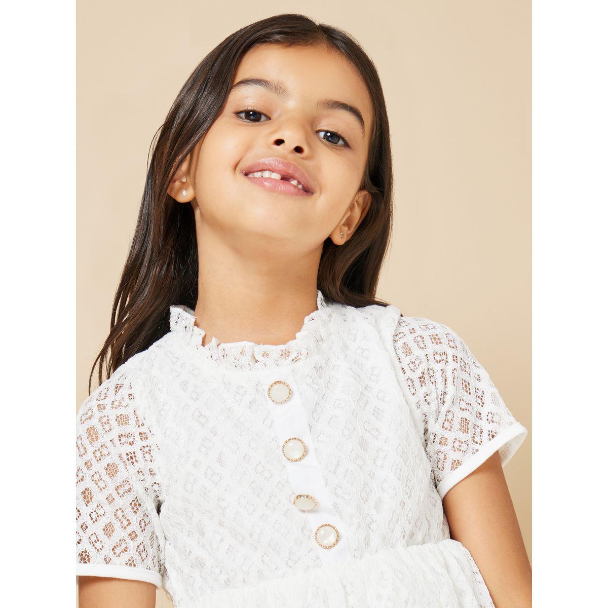 فستان بتفاصيل دانتيل وأزرار-girls-clothing-dressesandjumpsuits-image-3