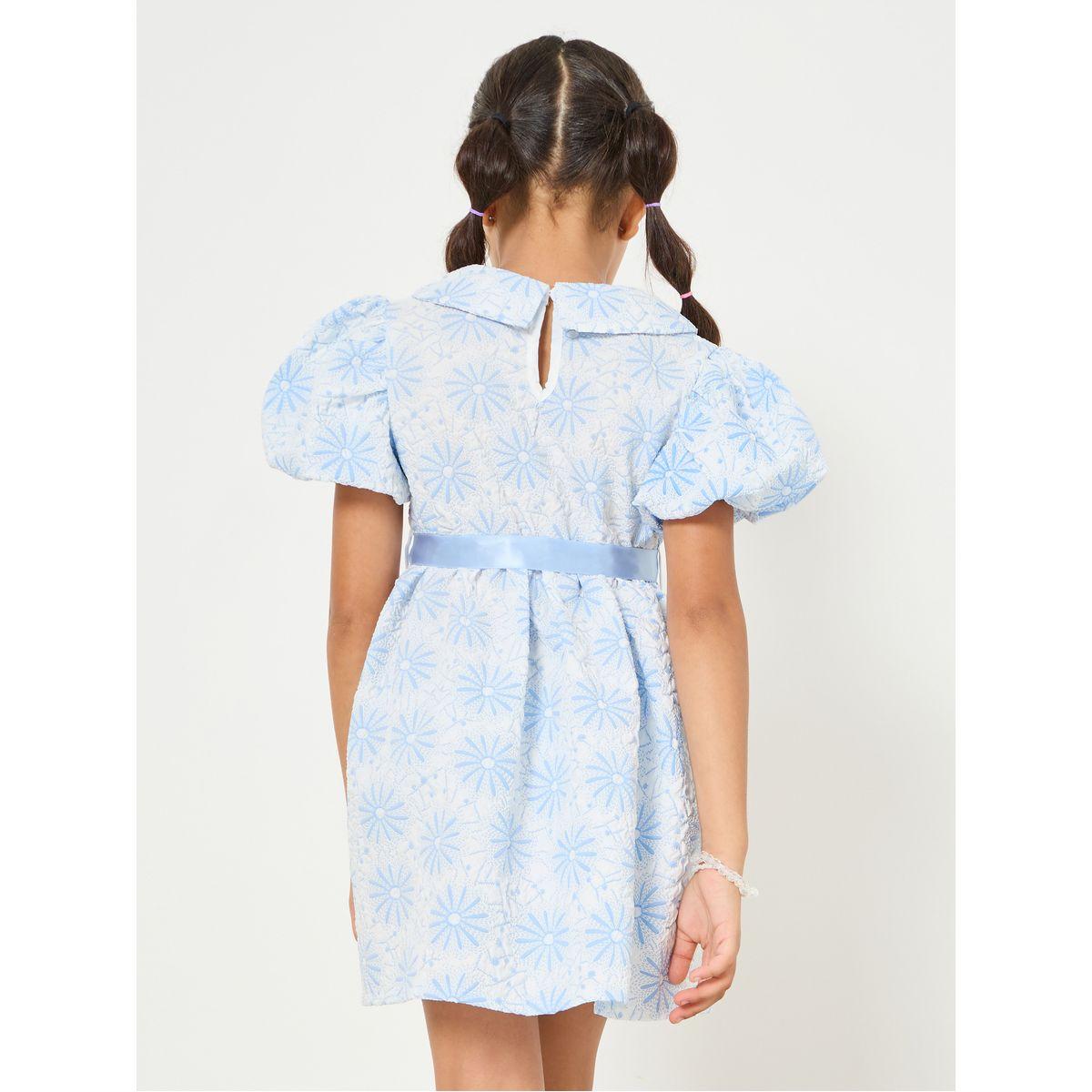 فستان قصير بأكمام منفوشة-girls-clothing-dressesandjumpsuits-image-4