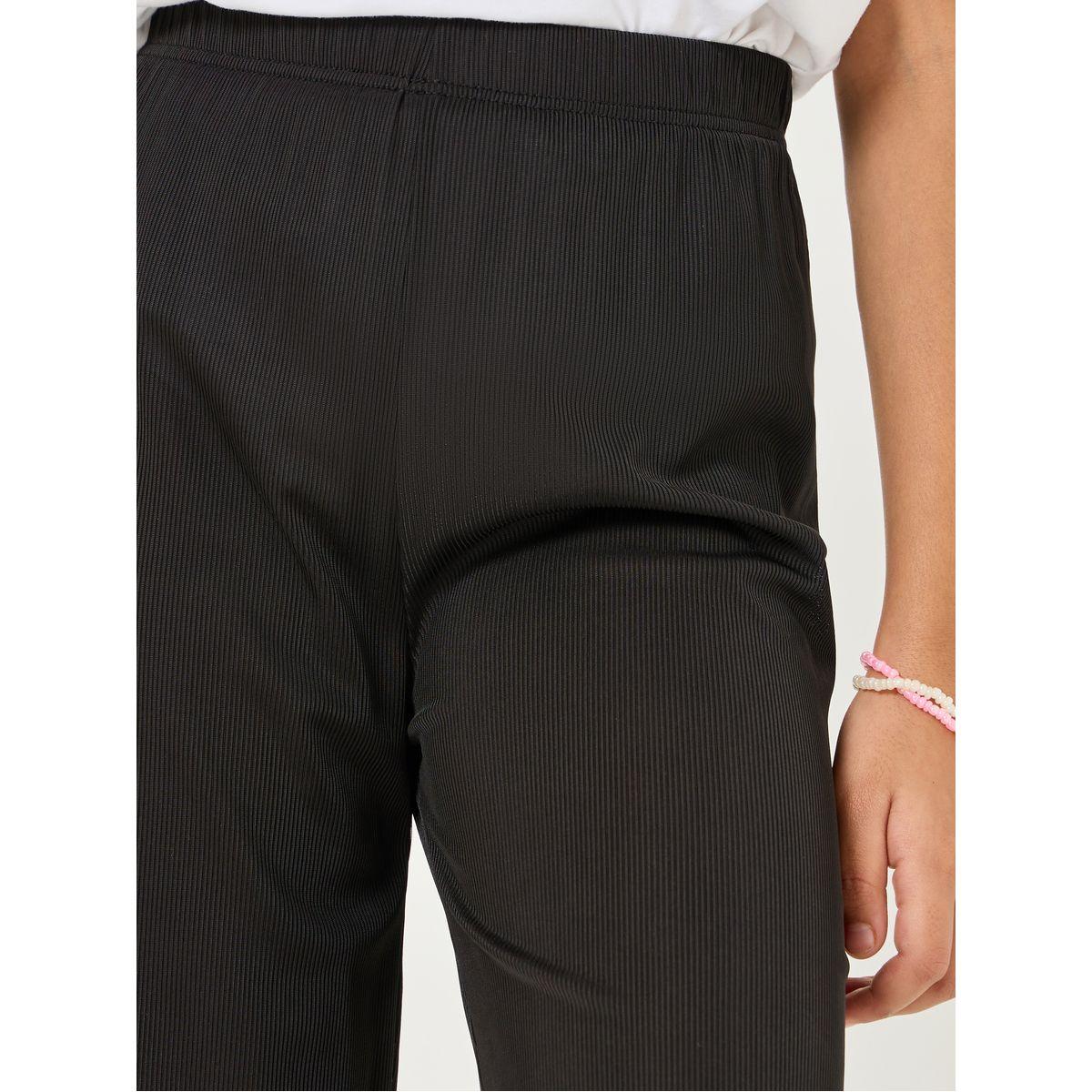Styli Solid Soft Flare Leg Pants-girls-clothing-bottoms-trousers-image-3