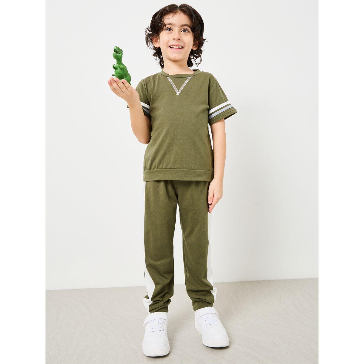 طقم من ( بنطال + تيشيرت )-boys-clothing-setsandcoords-image-1