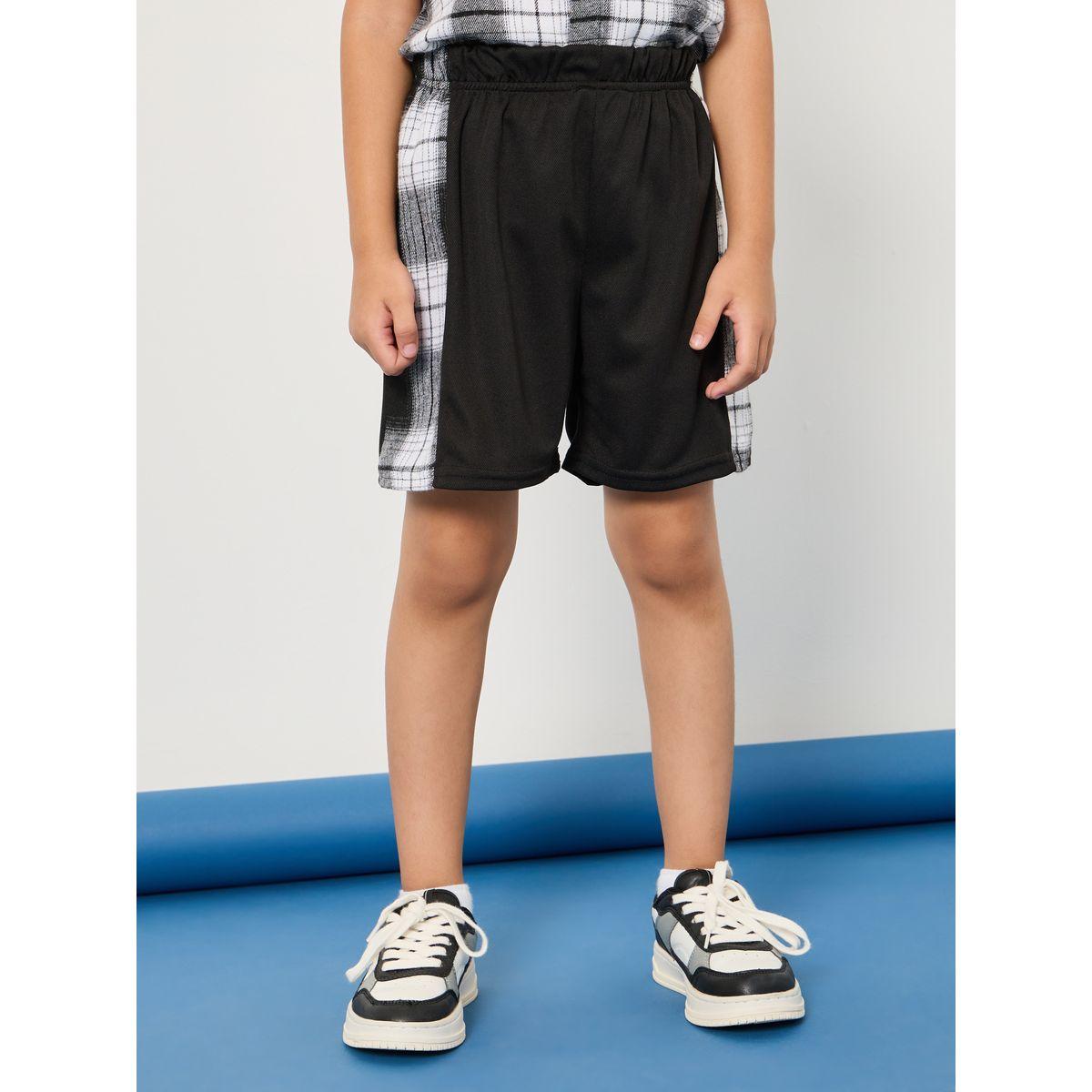 Styli Plaid Hooded Top & Shorts Set-boys-clothing-setsandcoords-image-4