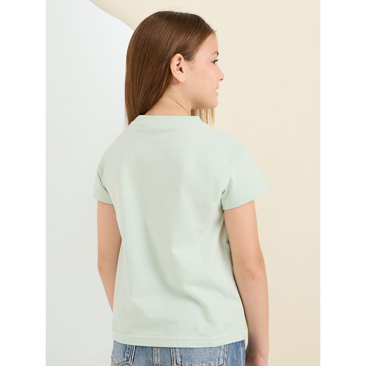 Styli Elevate Crochet Pocket Detail T-Shirt-girls-clothing-tshirts-image-5
