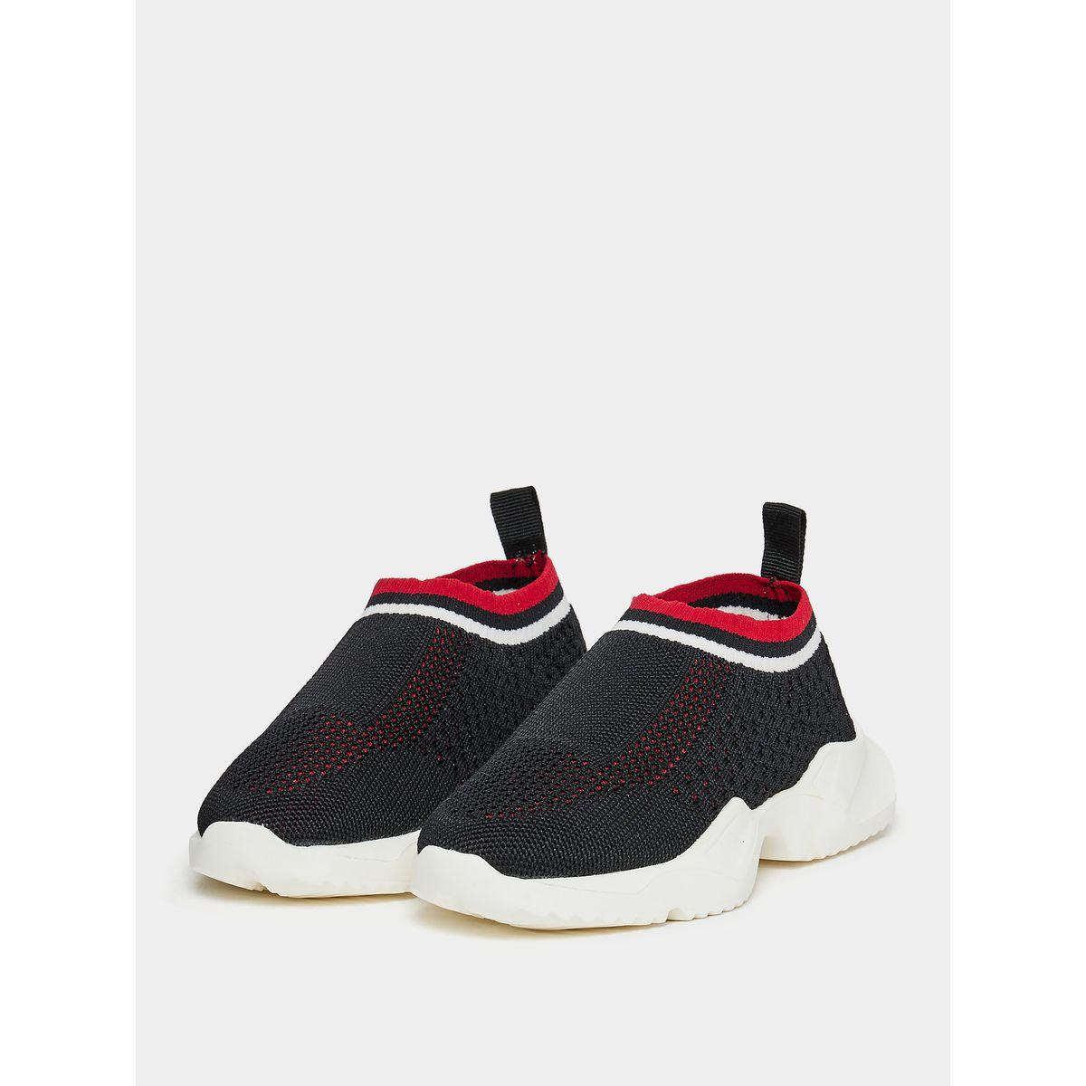 Styli Striped Pattern Knit Sneakers-girls-shoes-sneakers-image-2