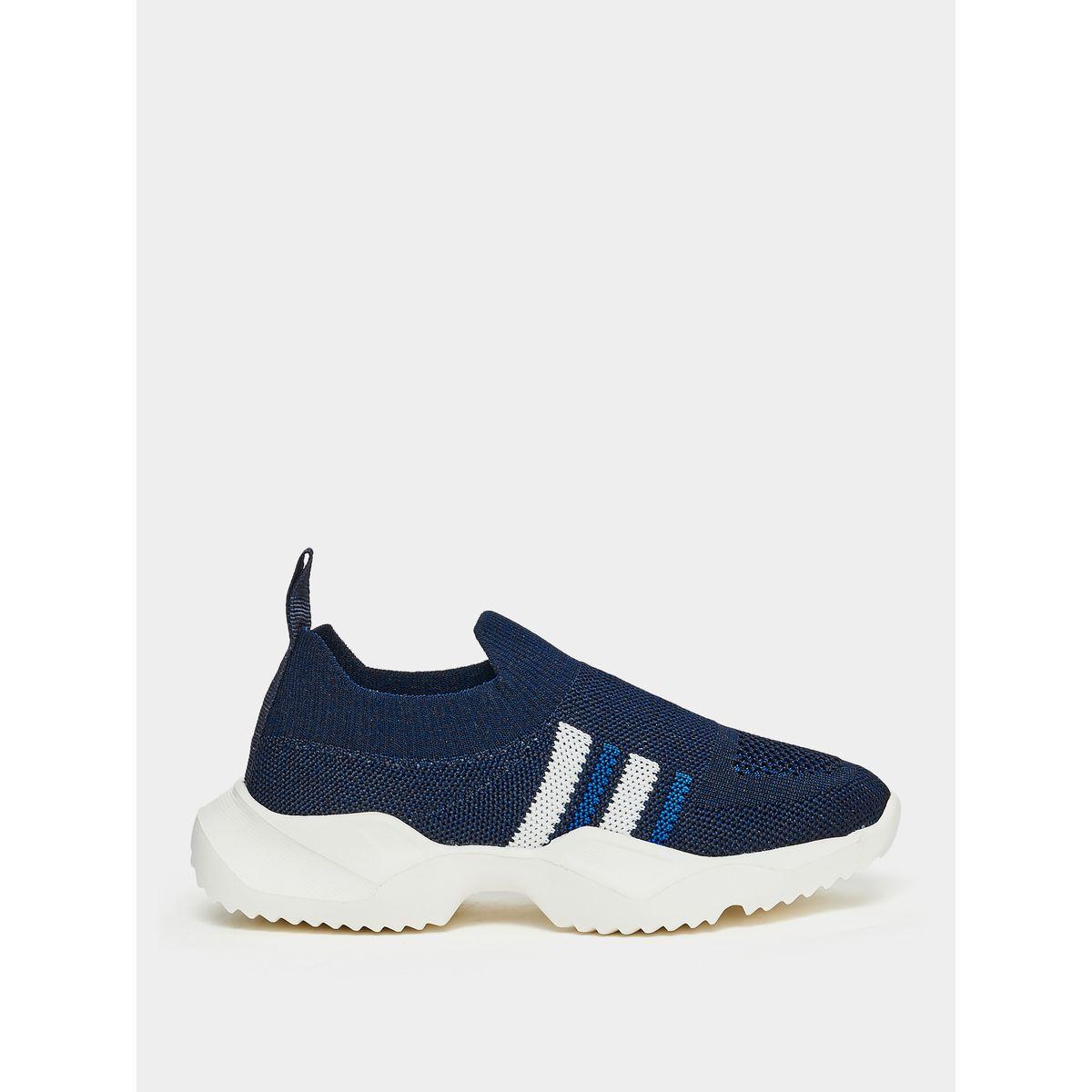 Styli Striped Pattern Knit Sneakers-boys-shoes-sneakers-image-1