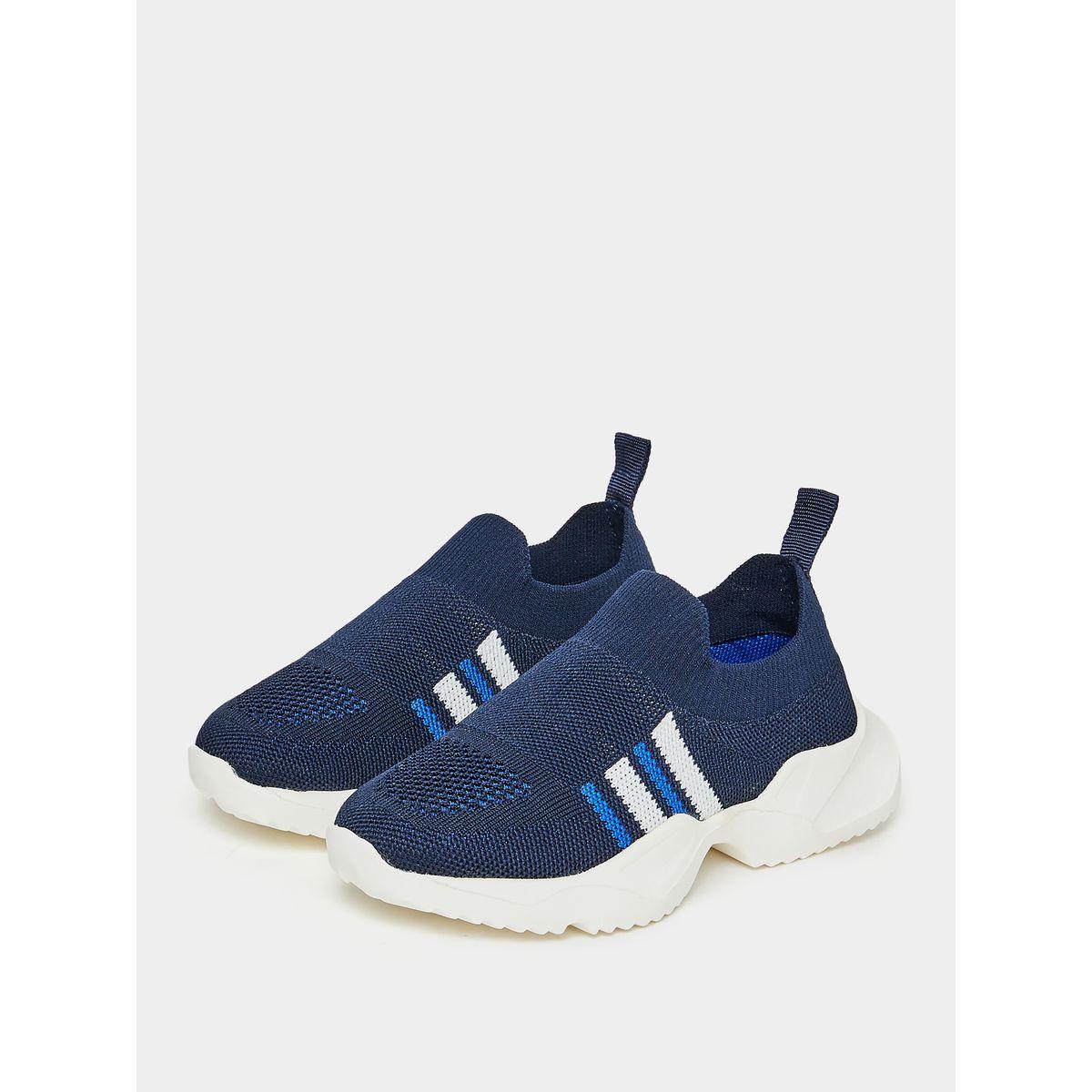 Styli Striped Pattern Knit Sneakers-boys-shoes-sneakers-image-2