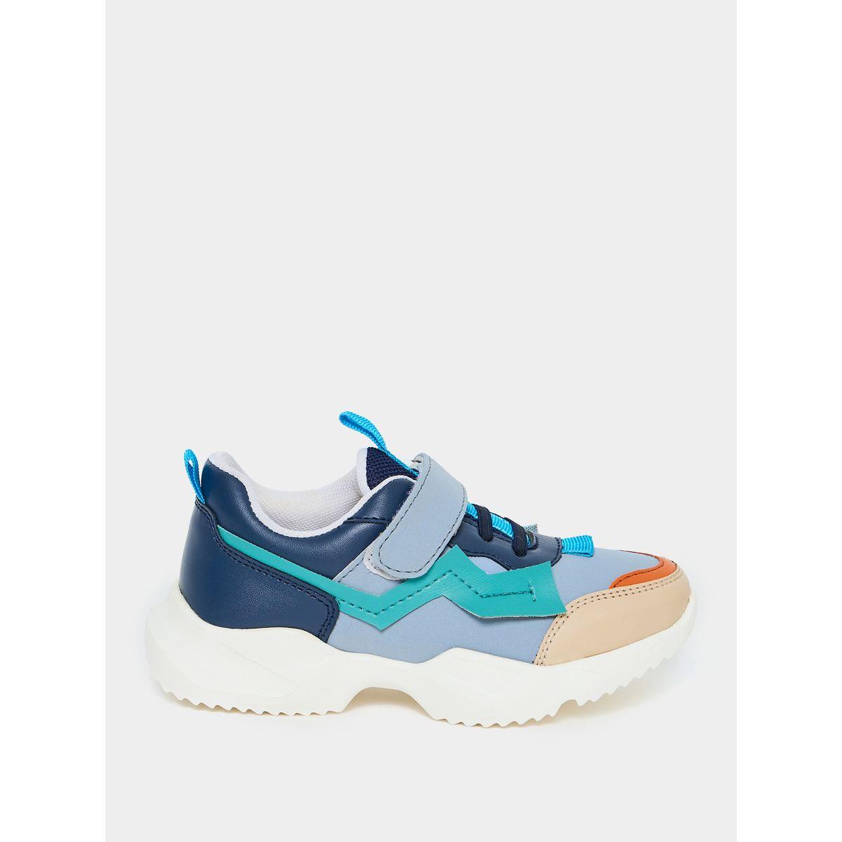 حذاء سنيكرز بنمط كتل الالوان-girls-shoes-sneakers-image-1