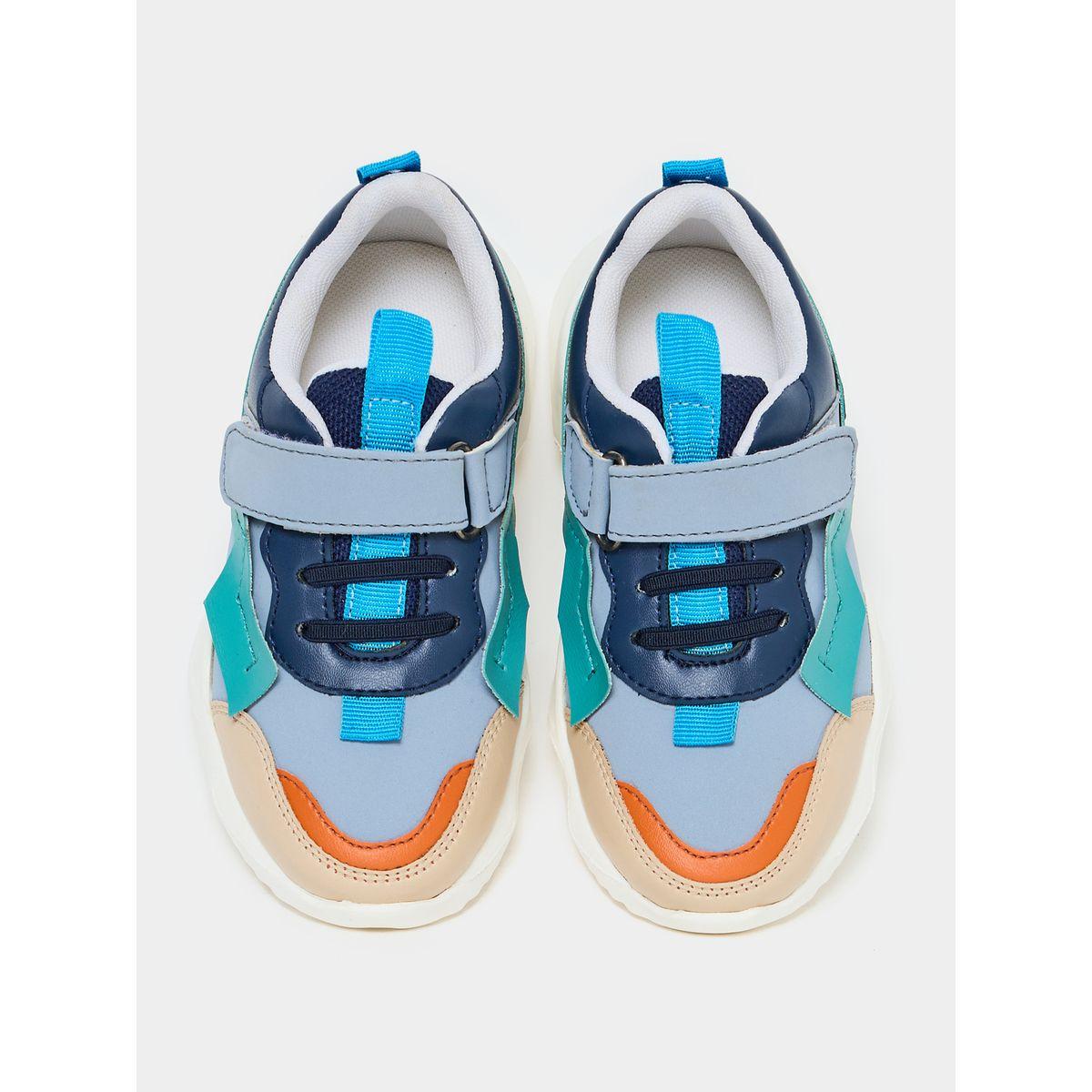 Styli Colorblock Sneakers with Hook and Loop-girls-shoes-sneakers-image-5
