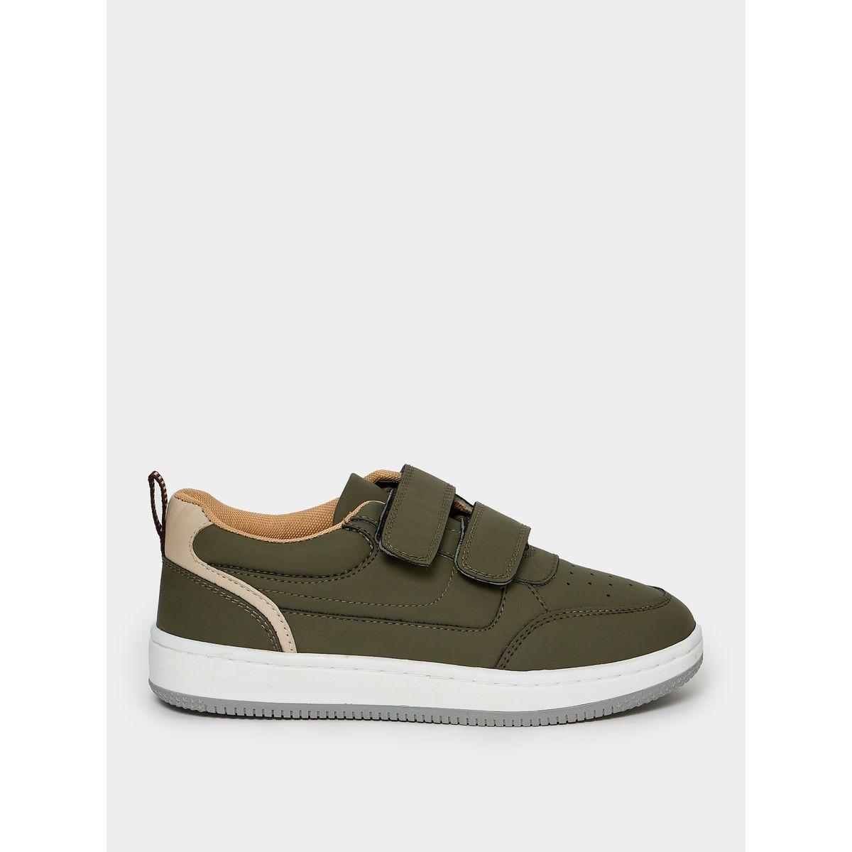 Styli Contrast Tab Sneakers with Hook and Loop-girls-shoes-sneakers-image-2