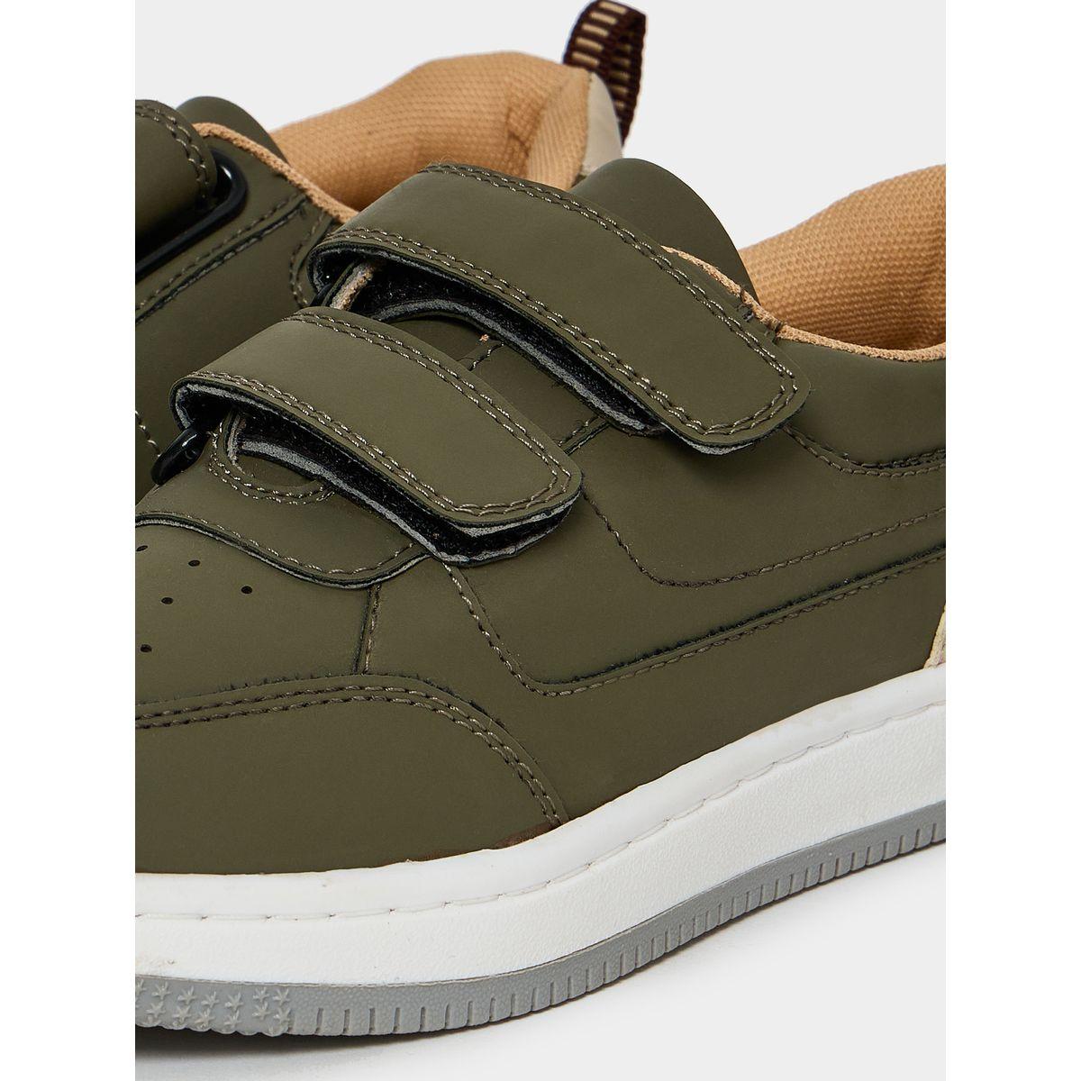 Styli Contrast Tab Sneakers with Hook and Loop-girls-shoes-sneakers-image-6
