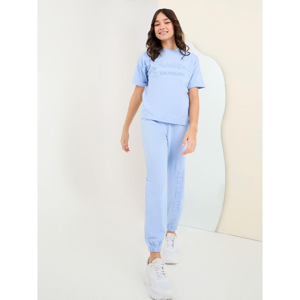 مجموعة من ( جوغر + تيشيرت )-girls-clothing-setsandcoords-image-1