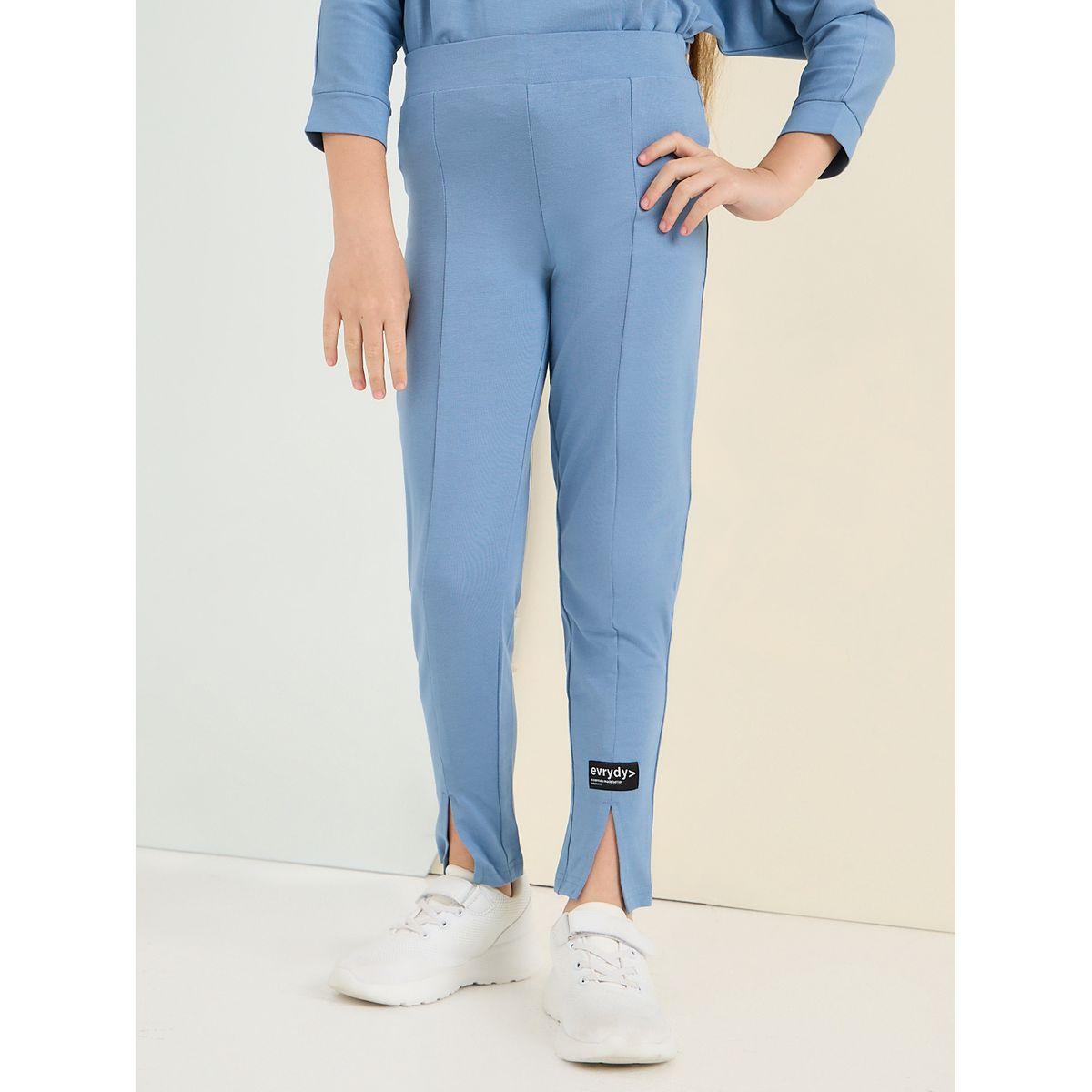 Styli Elevate 3/4 Sleeve Curved Hem T-Shirt & Leggings Set-girls-clothing-setsandcoords-image-4