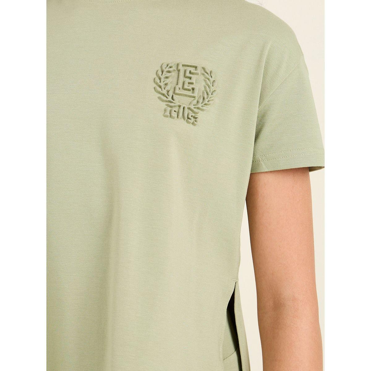 Styli Elevate Embossed Detail T-Shirt & Leggings Set-girls-clothing-setsandcoords-image-3