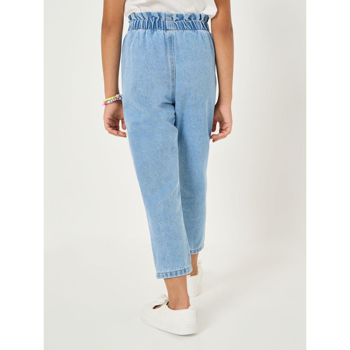 Styli Butterfly Graphic Button Detail Jeans-girls-clothing-bottoms-jeansandjeggings-image-4