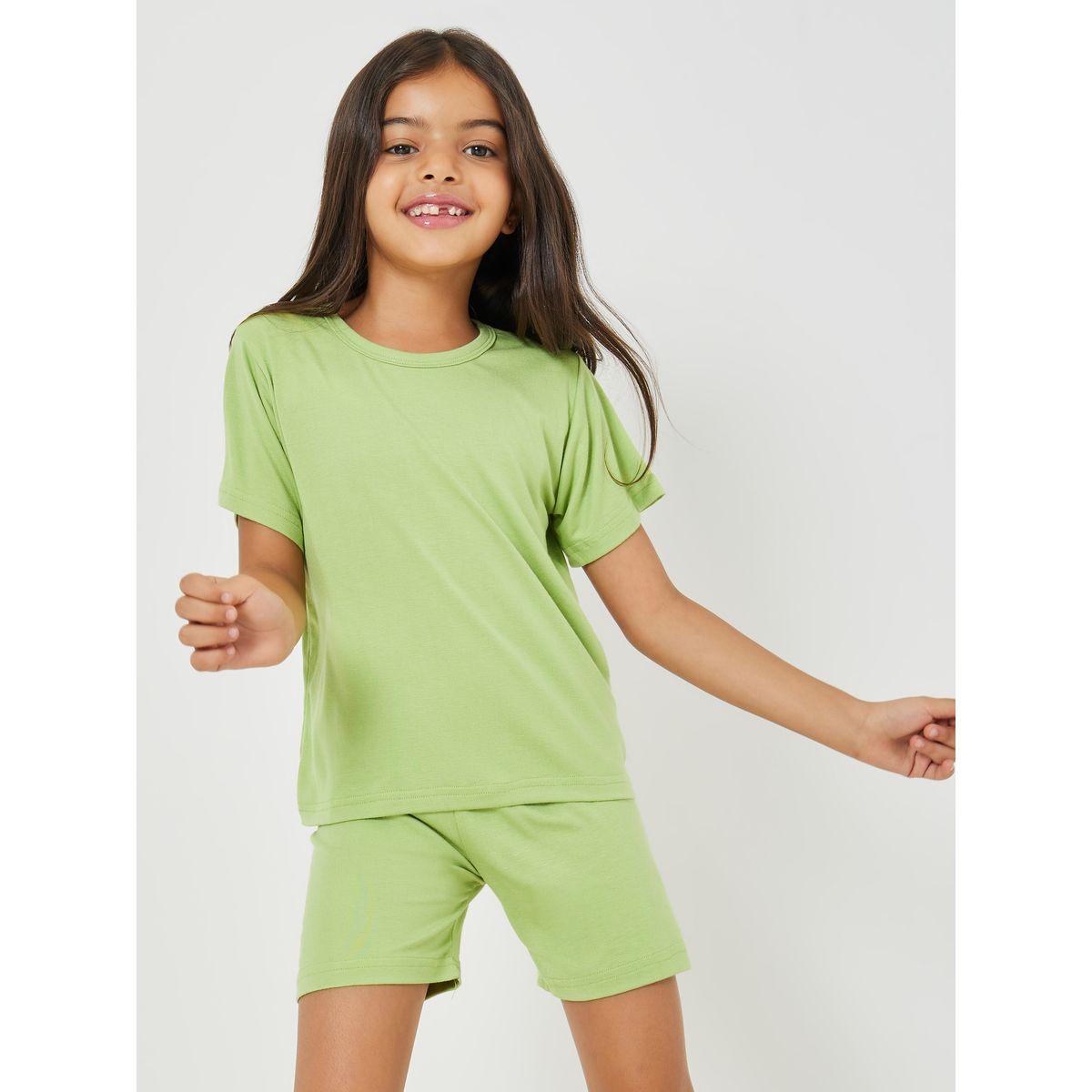 طقم من ( شورت + تيشيرت )-girls-clothing-nightwear-image-1