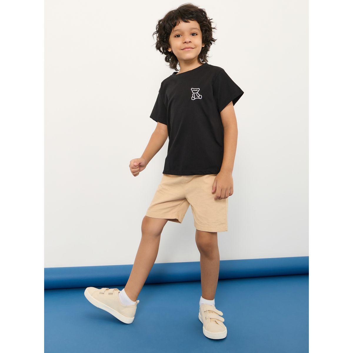 Styli Bear Embroidered Round Neck T-Shirt-boys-clothing-tshirtsandpolos-image-2