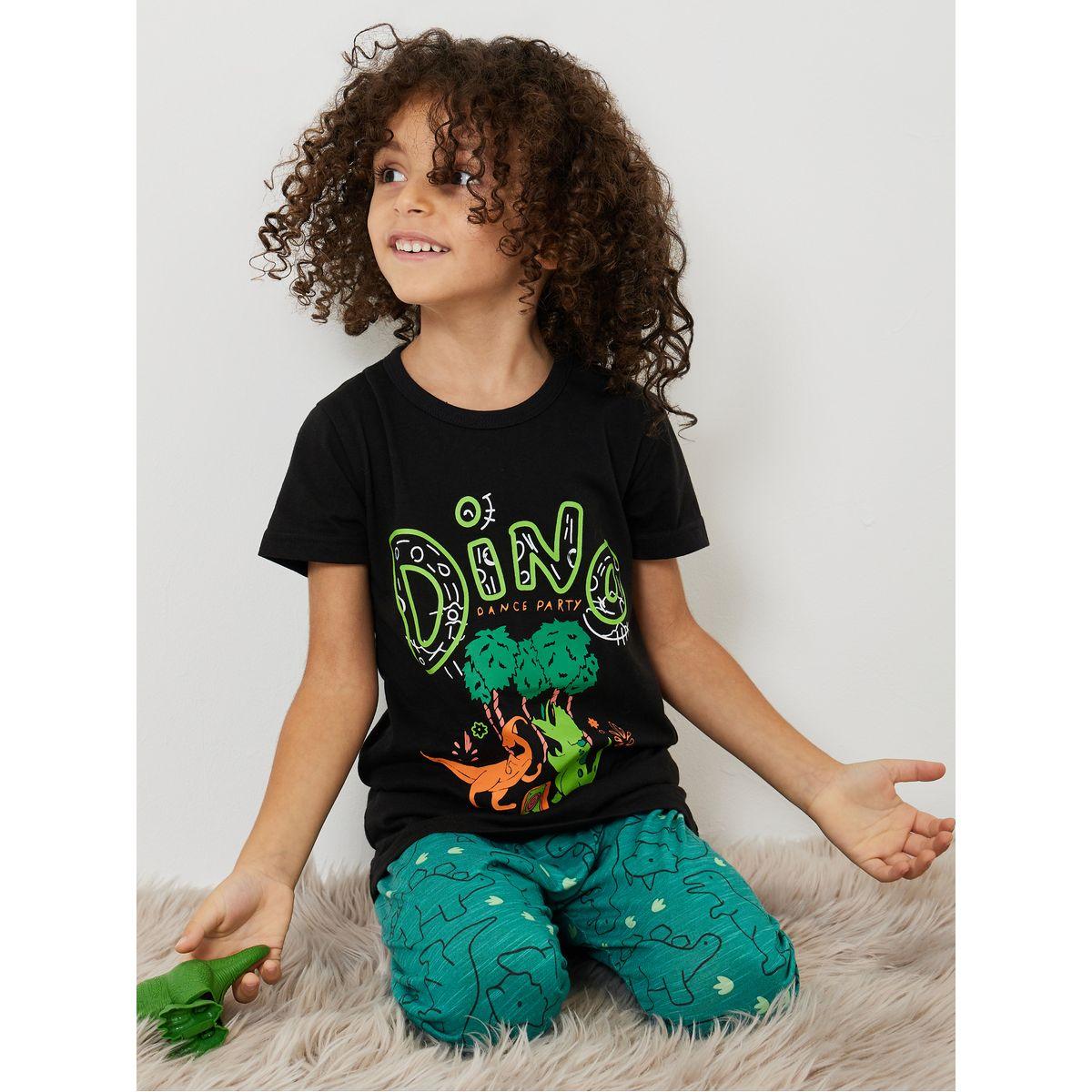 طقم بيجاما من ( تيشيرت + بنطال )-boys-clothing-nightwear-image-1