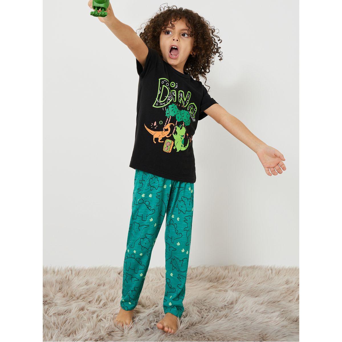 طقم بيجاما من ( تيشيرت + بنطال )-boys-clothing-nightwear-image-2
