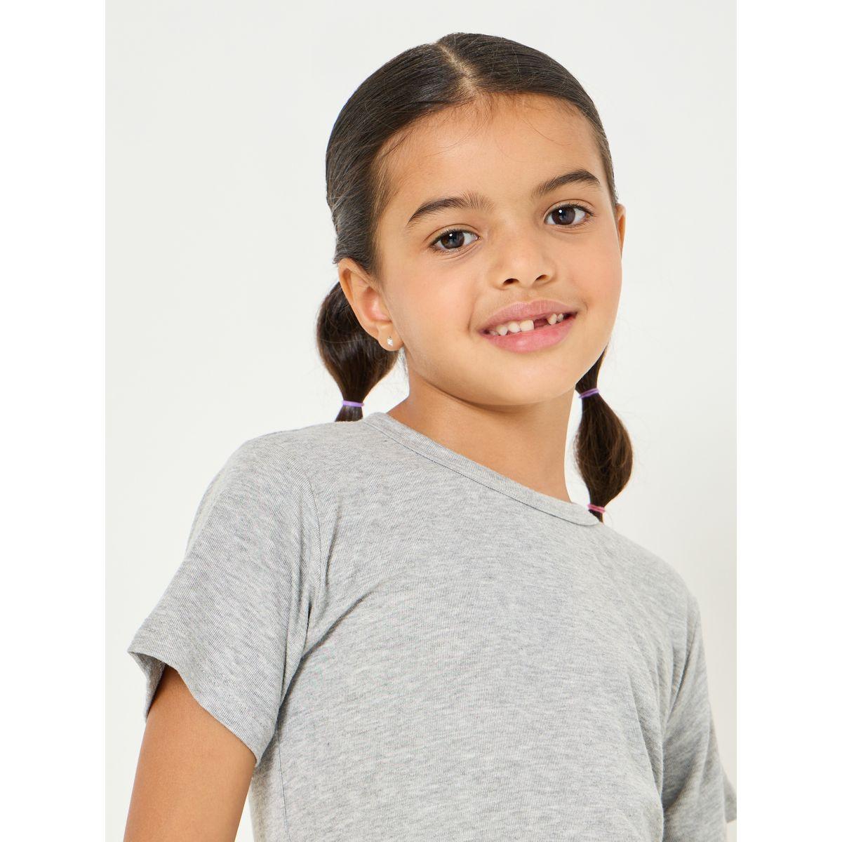 Styli Solid T-Shirt & Shorts Set-boys-clothing-nightwear-image-3