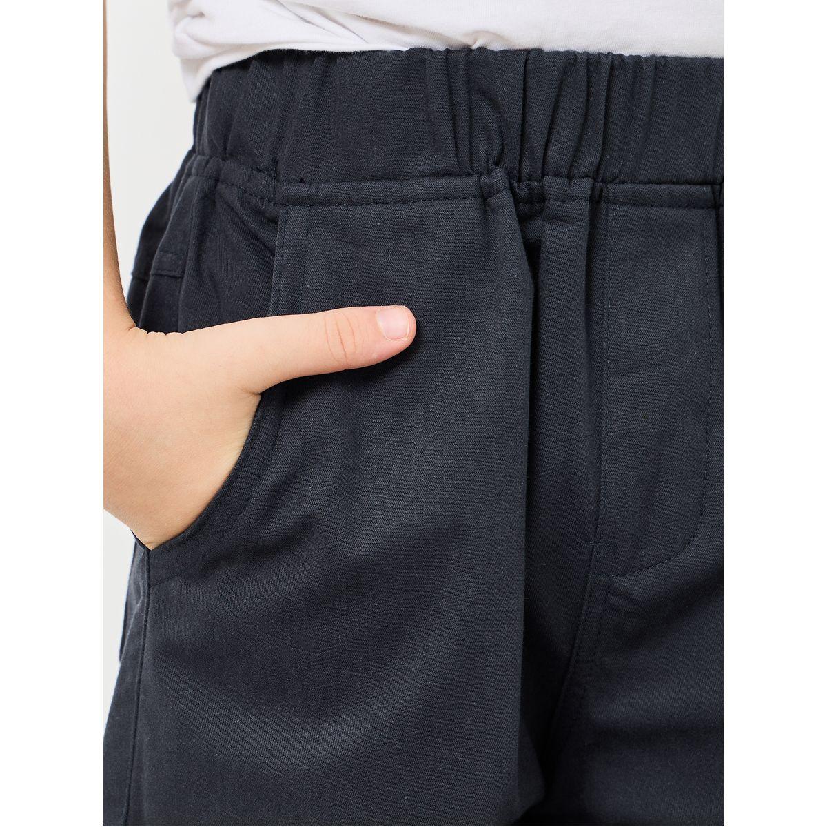 Styli Solid Straight Leg Drawstring Trouser-boys-clothing-bottoms-trousers-image-3