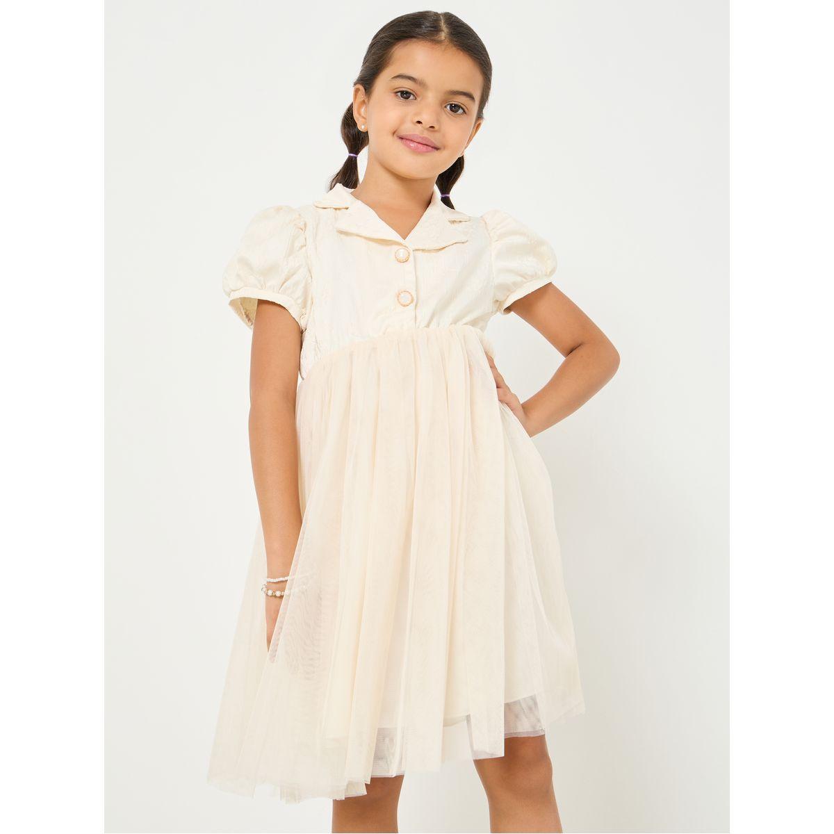 فستان كاجوال بتداخلات شبكية-girls-clothing-dressesandjumpsuits-image-4