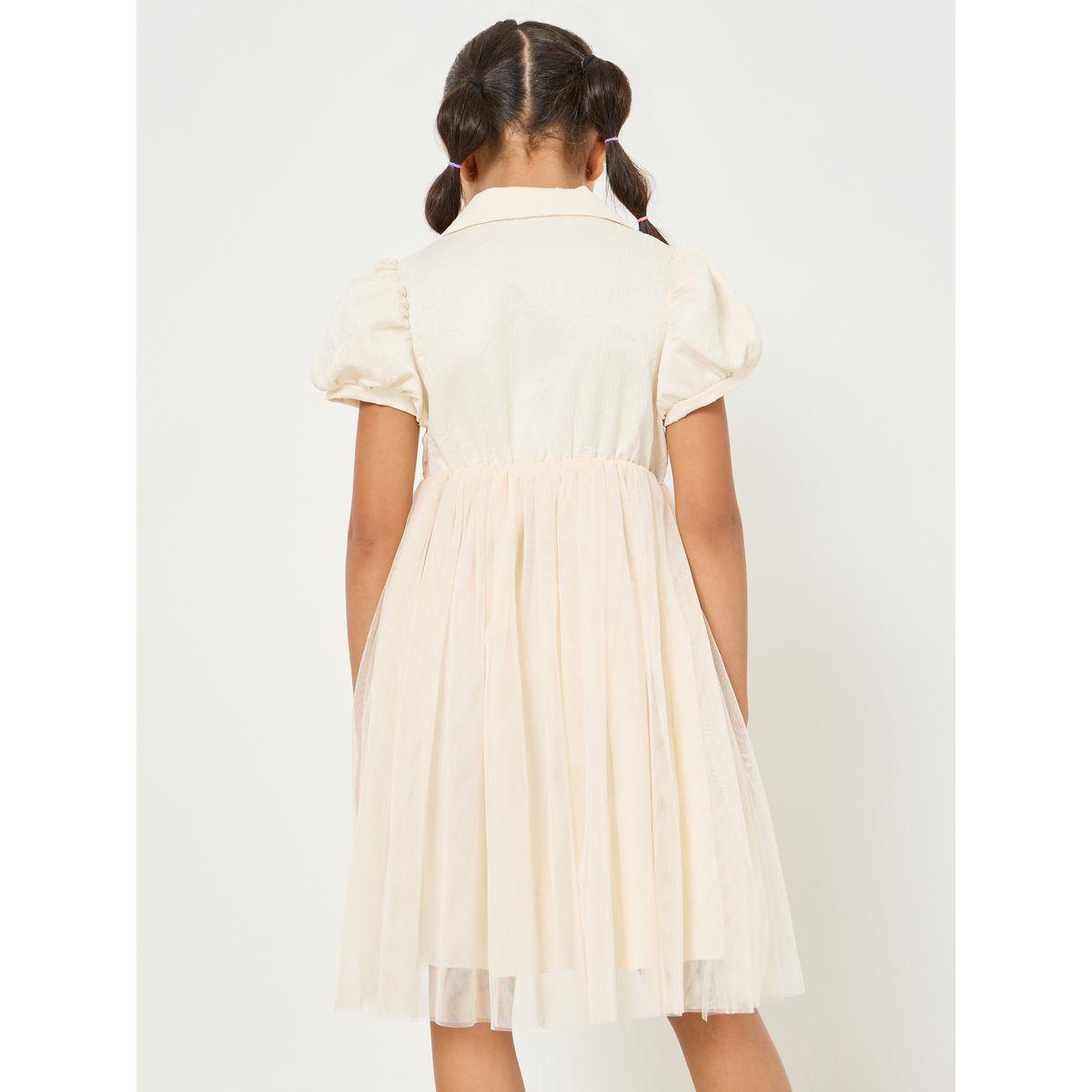 فستان كاجوال بتداخلات شبكية-girls-clothing-dressesandjumpsuits-image-2