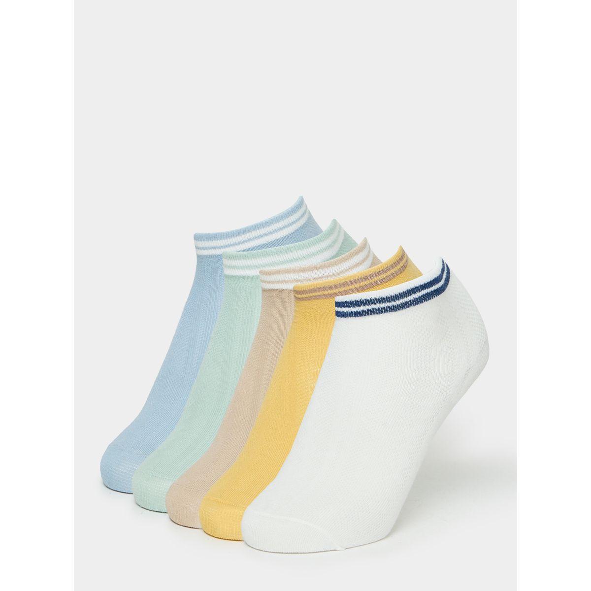Styli Pack of 5 - Striped Cuff Socks -boys-accessories-socks-image-1