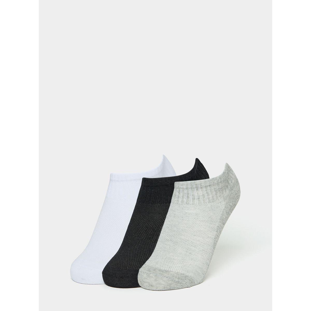 Styli Pack of 3- Solid Ankle Socks -boys-accessories-socks-image-1