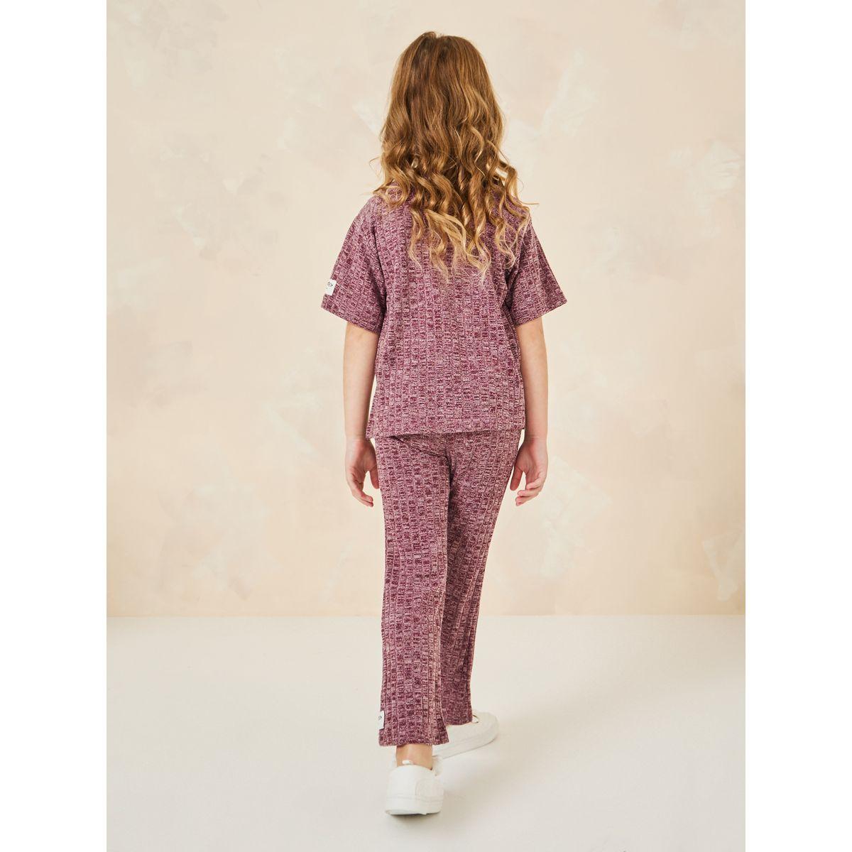 Styli Elevate Oversized Longline T-Shirt & Flare Pants Set-girls-clothing-setsandcoords-image-5