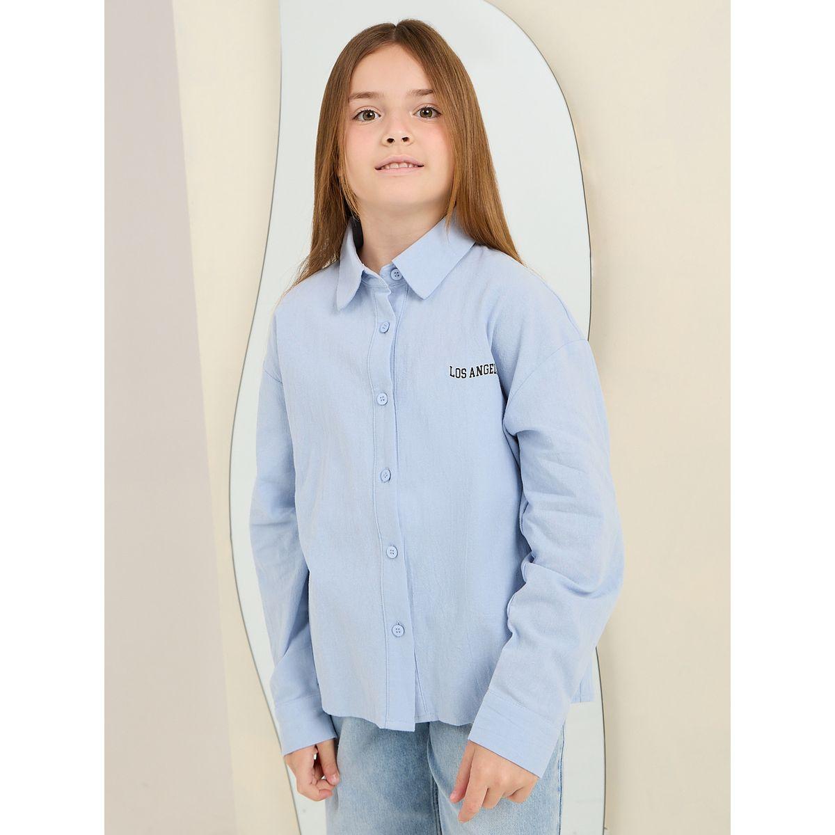 Styli Elevate Back Graphic Print Cotton Oversized Shirt-girls-clothing-blousesandshirts-image-3