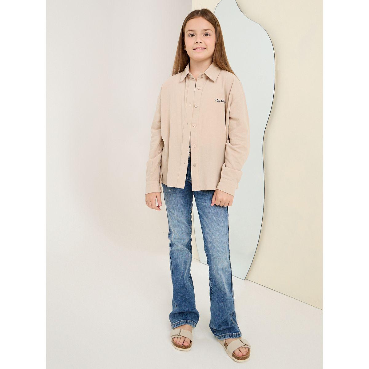 Styli Elevate Back Graphic Print Cotton Oversized Shirt-girls-clothing-blousesandshirts-image-3
