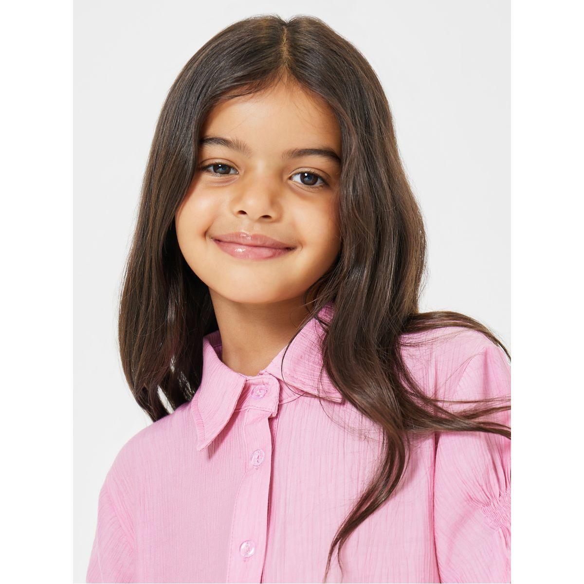 Styli Ruffle Detail Crepe Shirt Dress-girls-clothing-dressesandjumpsuits-image-3