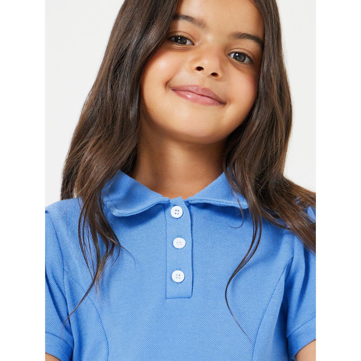 فستان بياقة بولو وكسرات-girls-clothing-dressesandjumpsuits-image-3