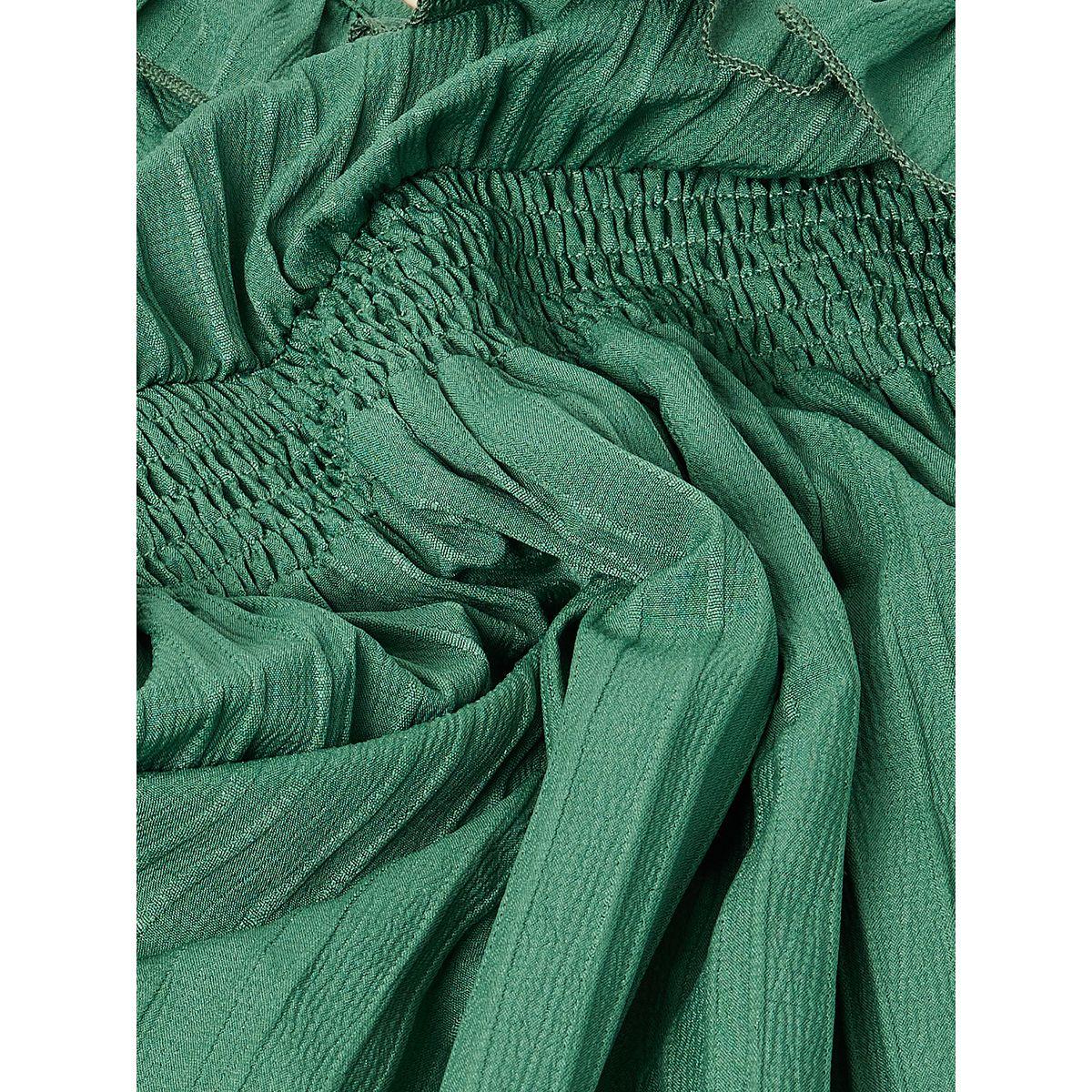 Styli Ruffle Trim Textured Dress-girls-clothing-dressesandjumpsuits-image-5