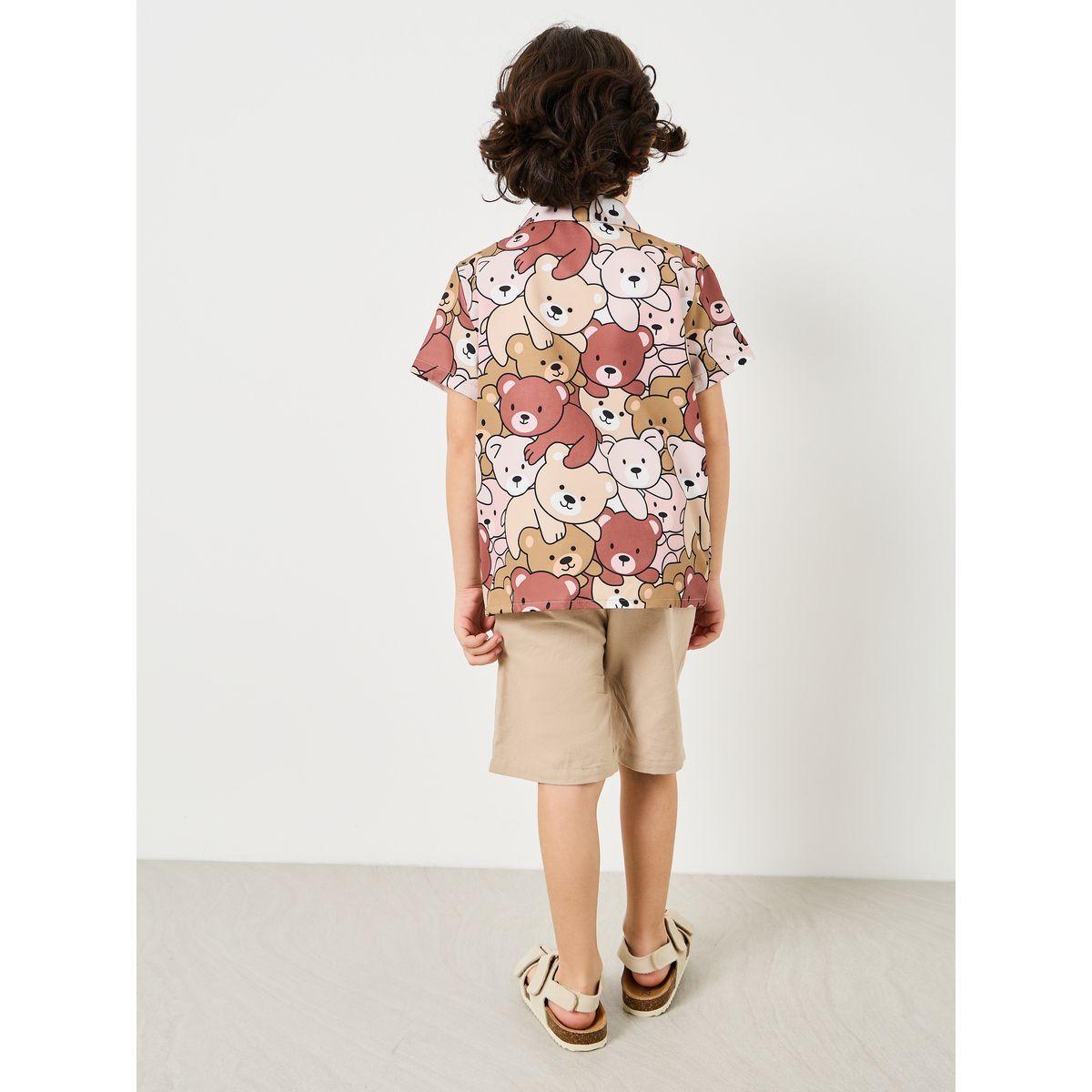 Styli Tear Graphic Print Regular Fit Shirt-boys-clothing-shirts-image-5