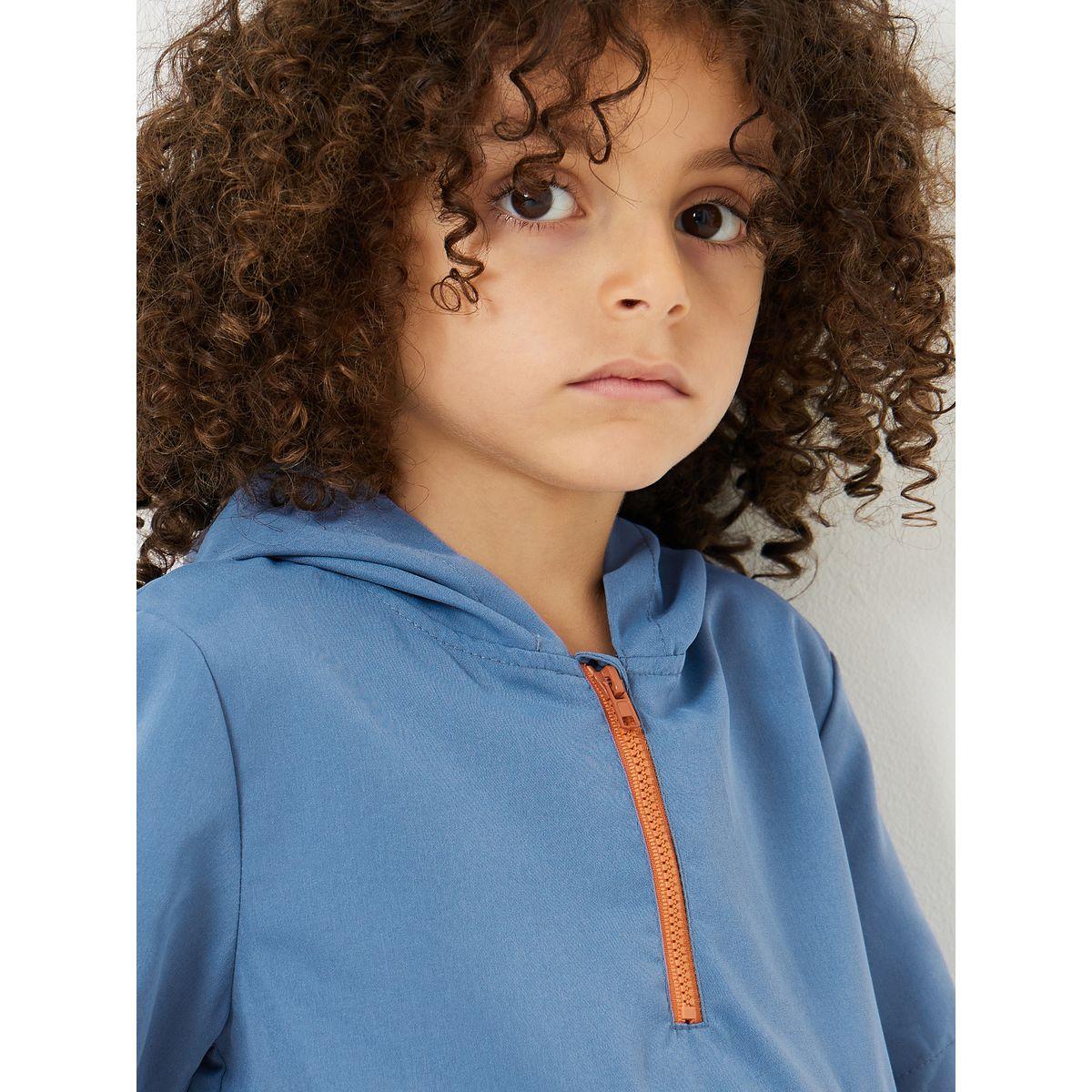 Styli Colorblock Hooded T-Shirt & Shorts Set-boys-clothing-setsandcoords-image-4