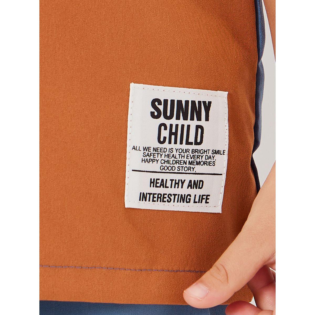 Styli Colorblock Hooded T-Shirt & Shorts Set-boys-clothing-setsandcoords-image-5