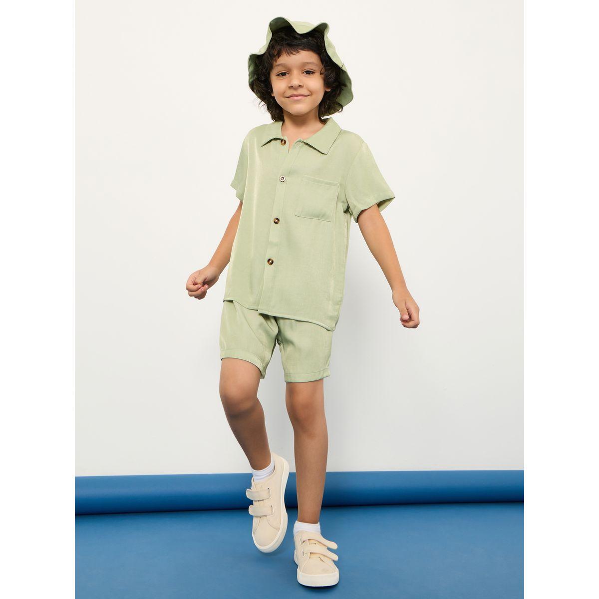 مجموعة من 3 ( شورت + قميص + قبعة )-boys-clothing-setsandcoords-image-1