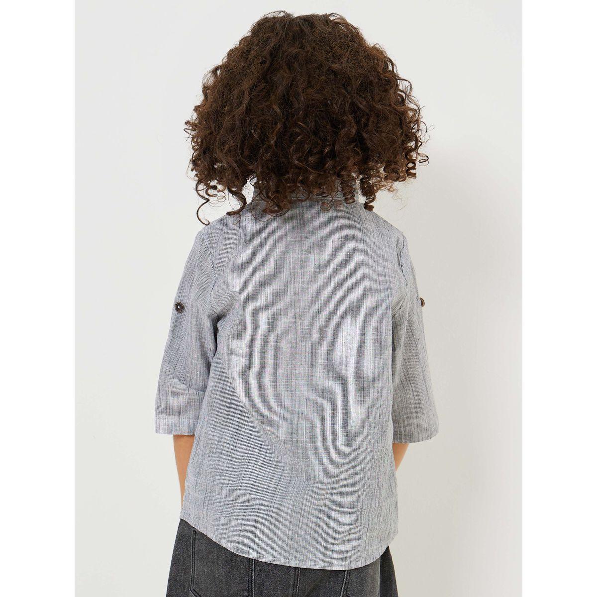 Styli Roll-Up Sleeve Button Front Shirt-boys-clothing-shirts-image-5