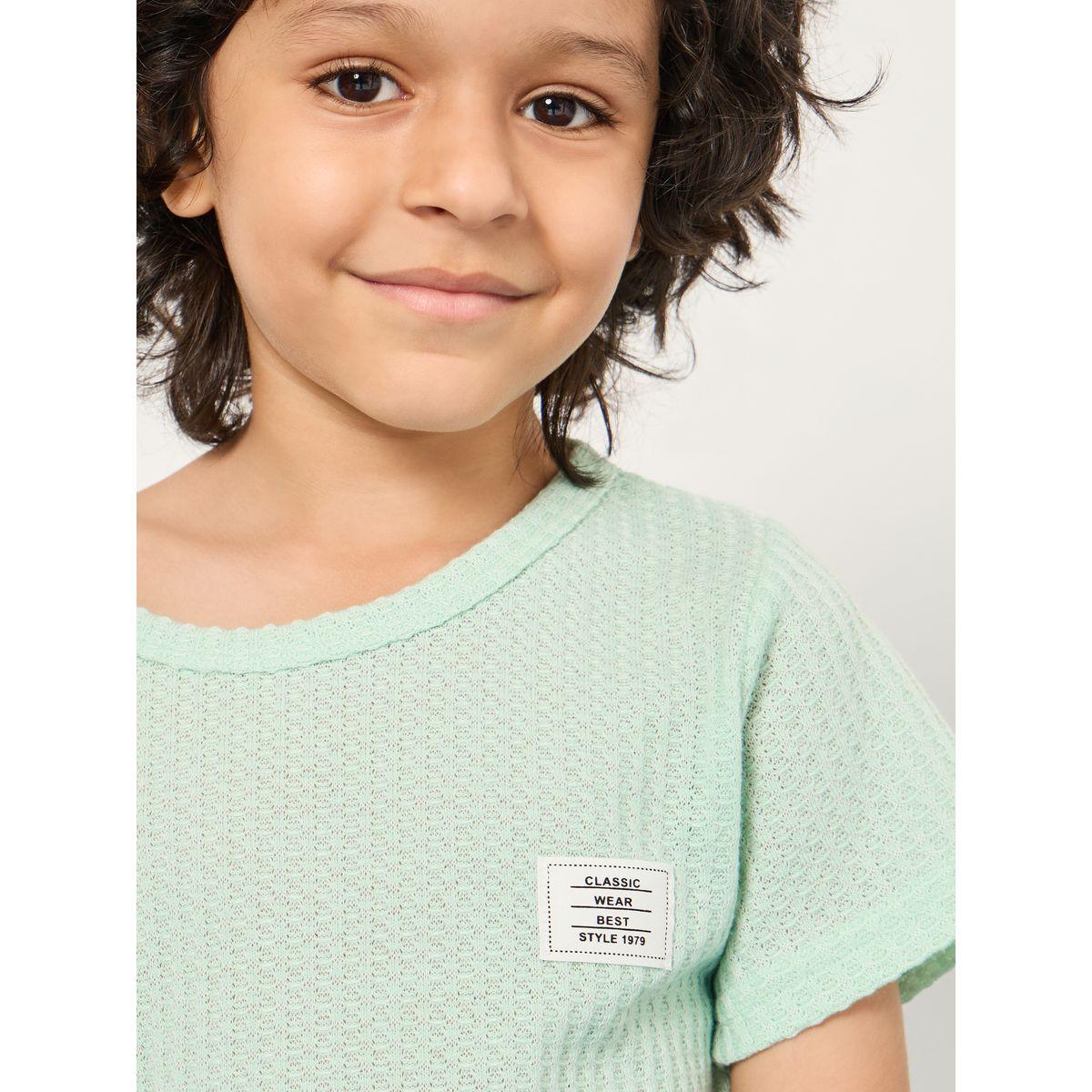 Styli Texture Knit Patch Detail T-Shirt-boys-clothing-tshirtsandpolos-image-4