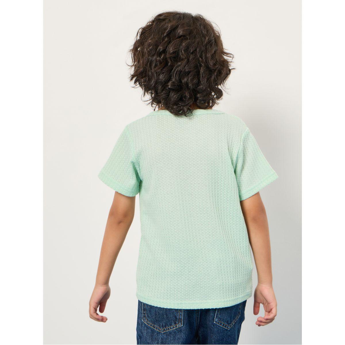 Styli Texture Knit Patch Detail T-Shirt-boys-clothing-tshirtsandpolos-image-5