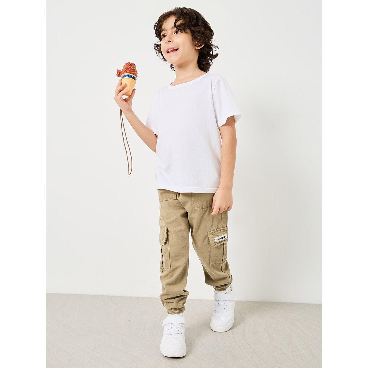 Styli Flap Pocket Detail Side Cargo Pants -boys-clothing-bottoms-trousers-image-1