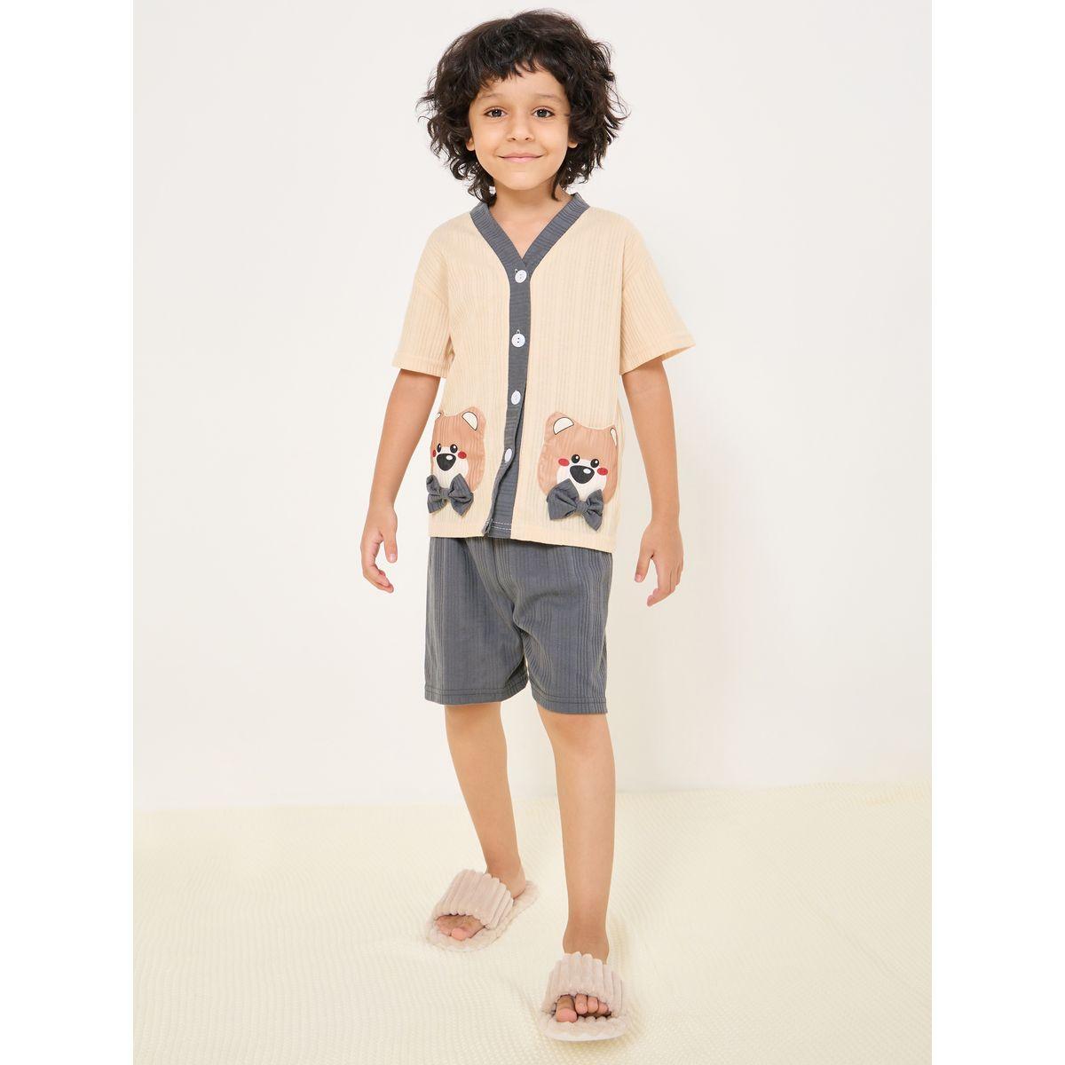 طقم من ( شورت + تيشيرت )-boys-clothing-nightwear-image-2