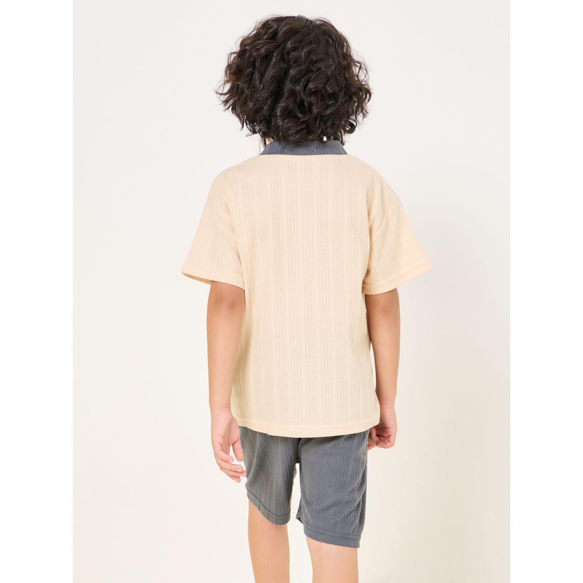 طقم من ( شورت + تيشيرت )-boys-clothing-nightwear-image-6