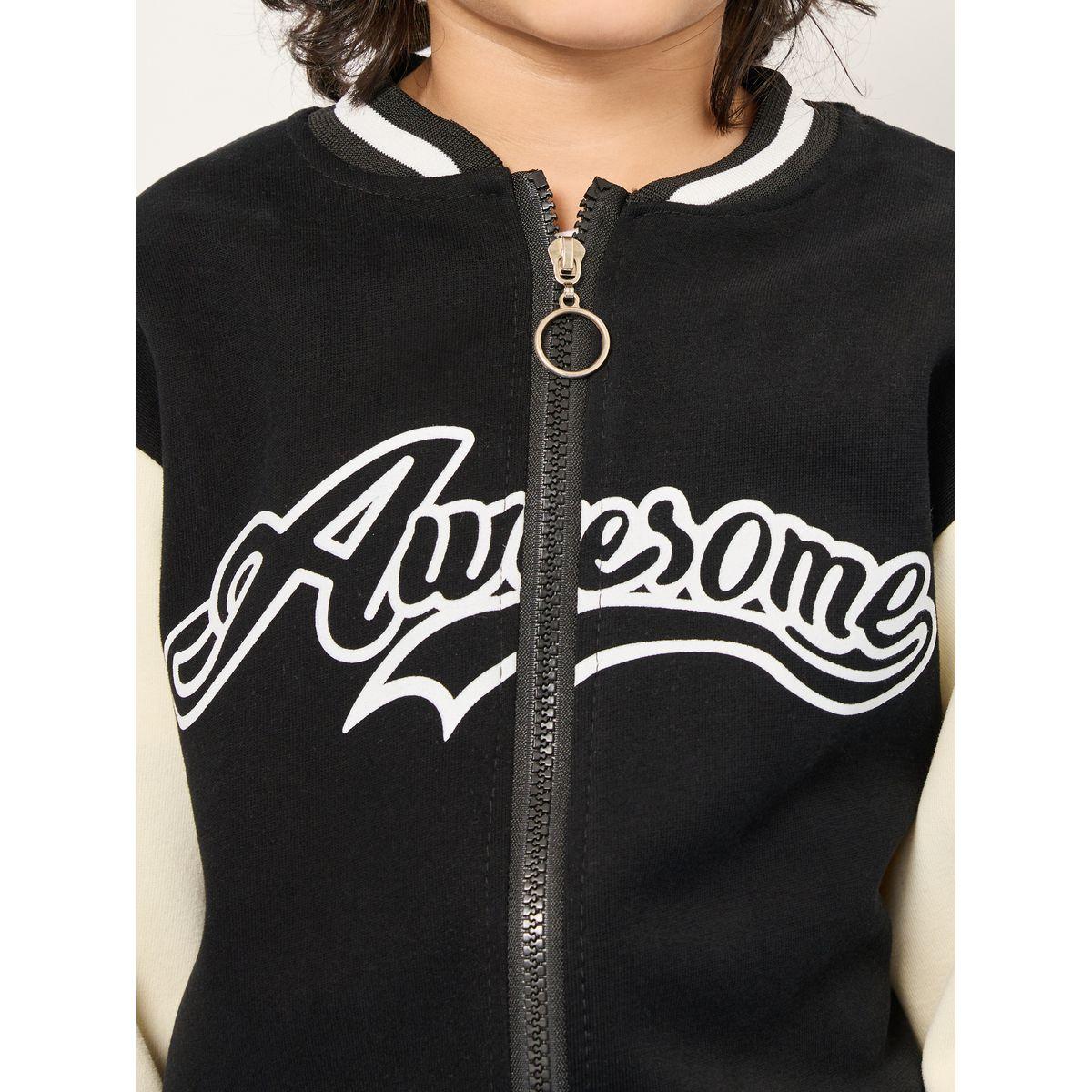 Styli Colorblock Slogan Print Jacket -boys-clothing-jacketsandcoats-image-5