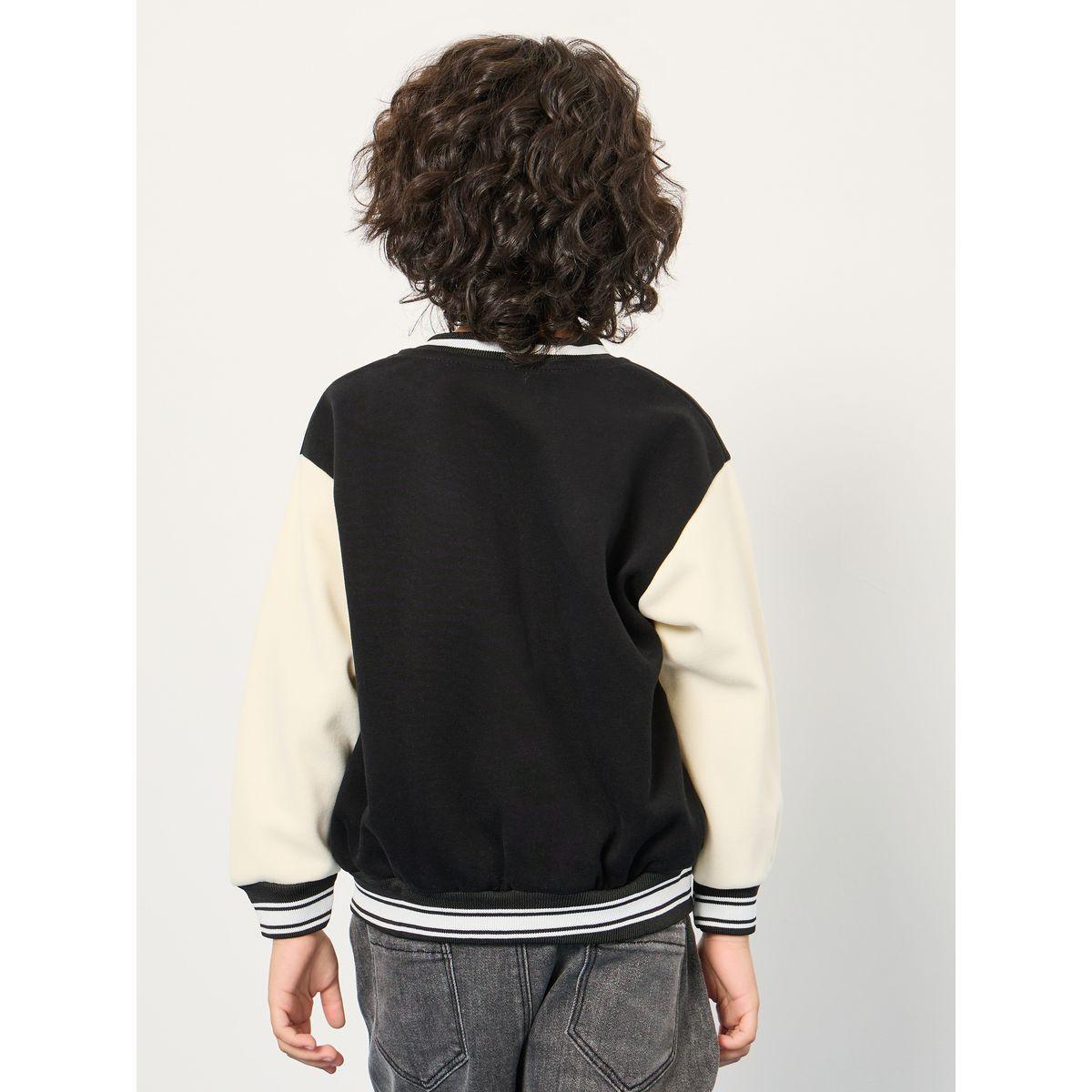 Styli Colorblock Slogan Print Jacket -boys-clothing-jacketsandcoats-image-6