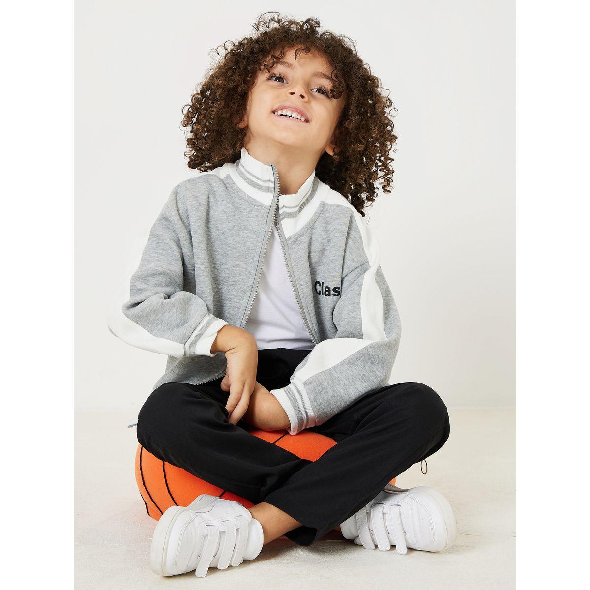 Styli Slogan Back Print Full Zip Jacket-boys-clothing-jacketsandcoats-image-2