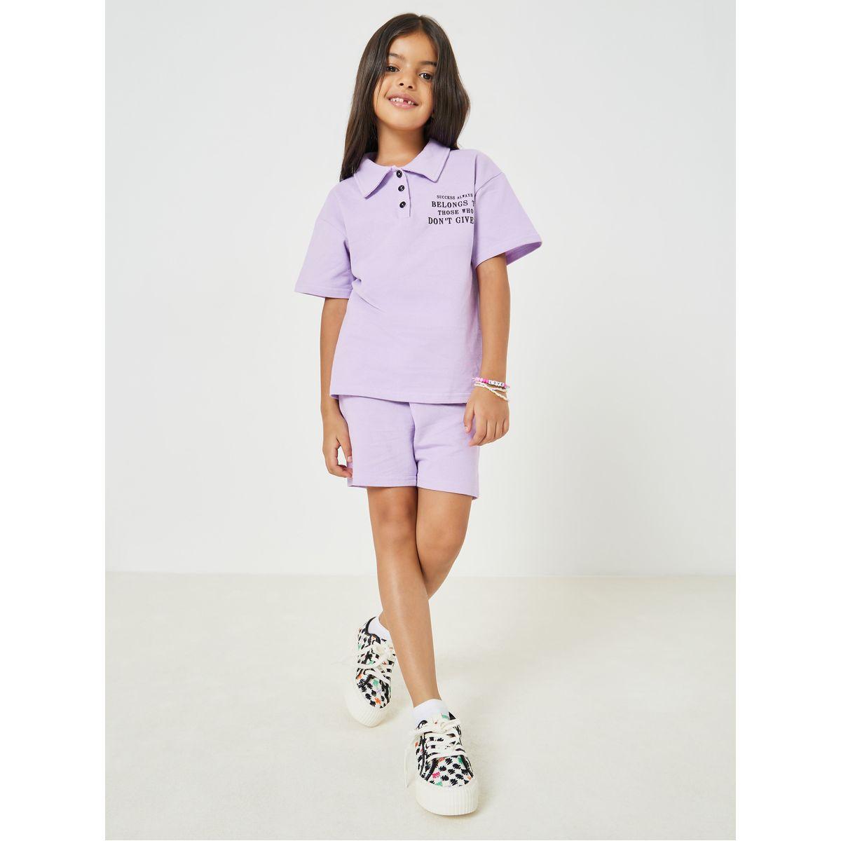 طقم بيجاما من ( تيشيرت + شورت )-girls-clothing-setsandcoords-image-1